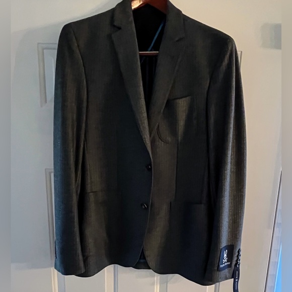 Psycho Bunny Charcoal Blazer NWT